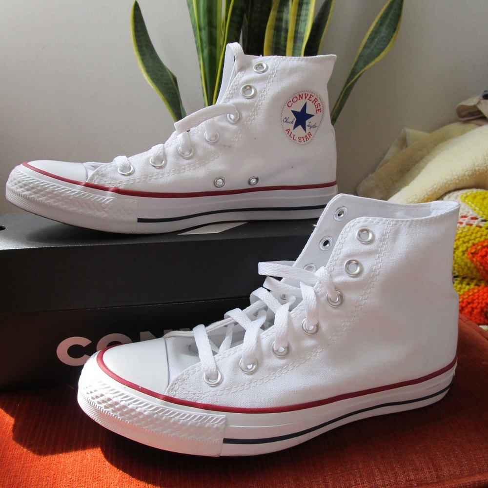 White High-Top Converse